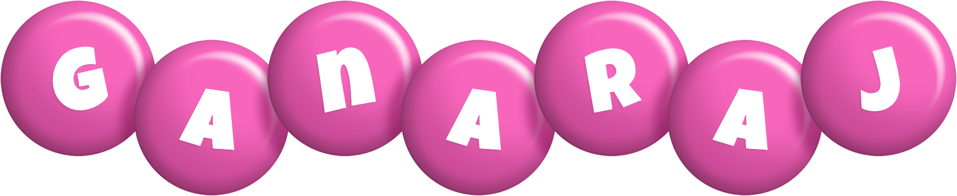 Ganaraj candy-pink logo