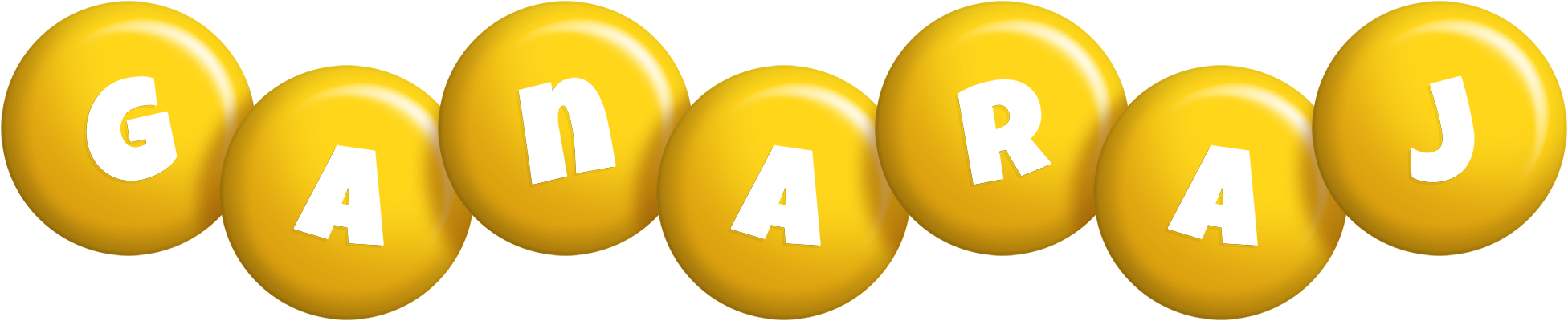 Ganaraj candy-yellow logo