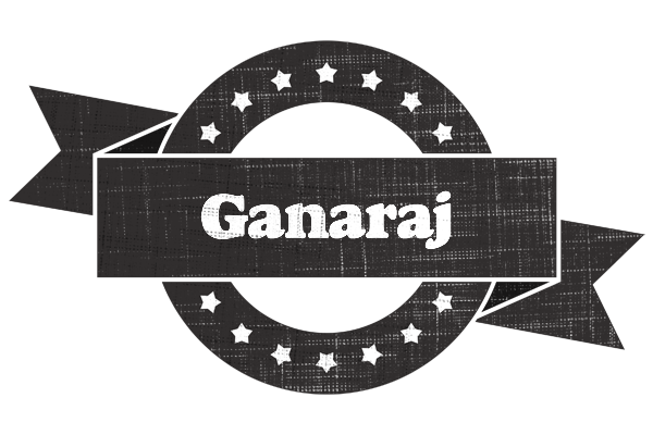 Ganaraj grunge logo