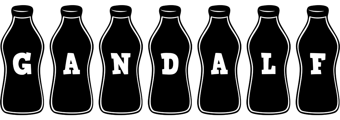 Gandalf bottle logo