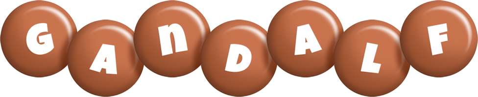 Gandalf candy-brown logo