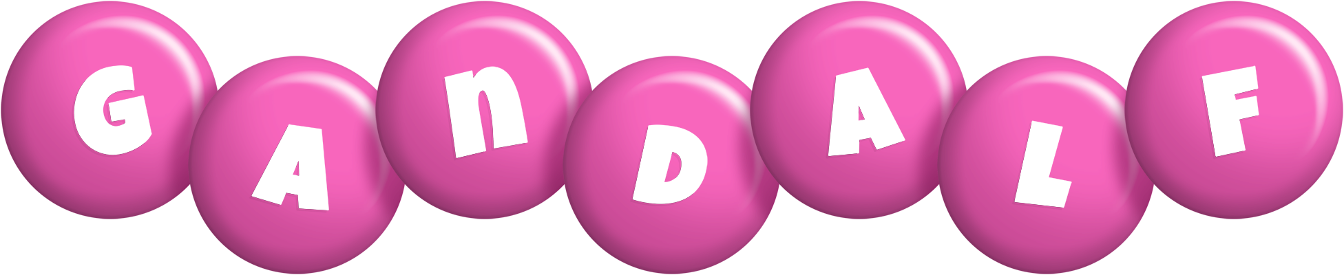 Gandalf candy-pink logo