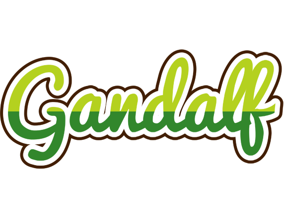 Gandalf golfing logo