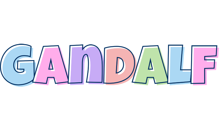 Gandalf pastel logo