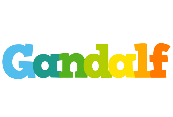 Gandalf rainbows logo