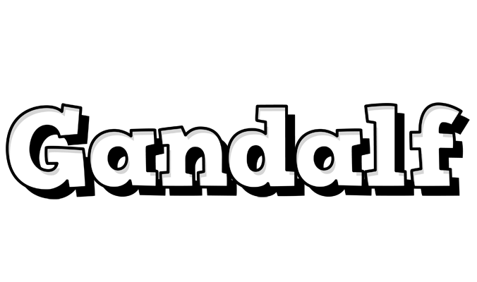 Gandalf snowing logo