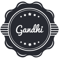 Gandhi badge logo