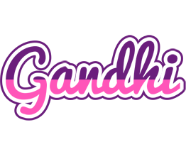 Gandhi cheerful logo