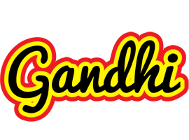 Gandhi flaming logo