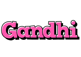 Gandhi girlish logo