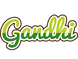 Gandhi golfing logo