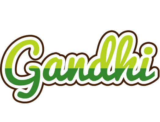 Gandhi golfing logo