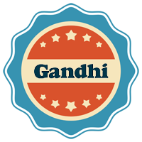 Gandhi labels logo