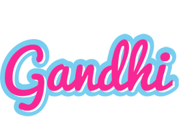 Gandhi popstar logo
