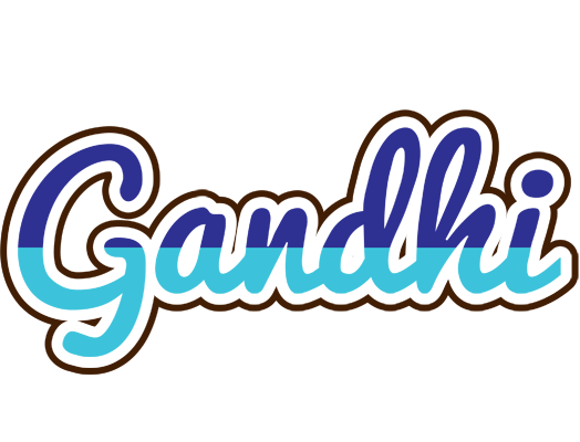 Gandhi raining logo