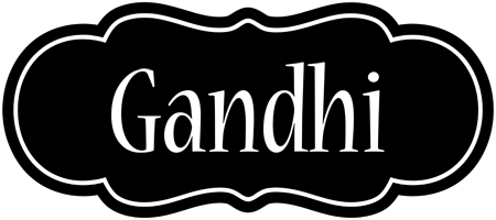 Gandhi welcome logo