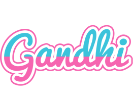 Gandhi woman logo