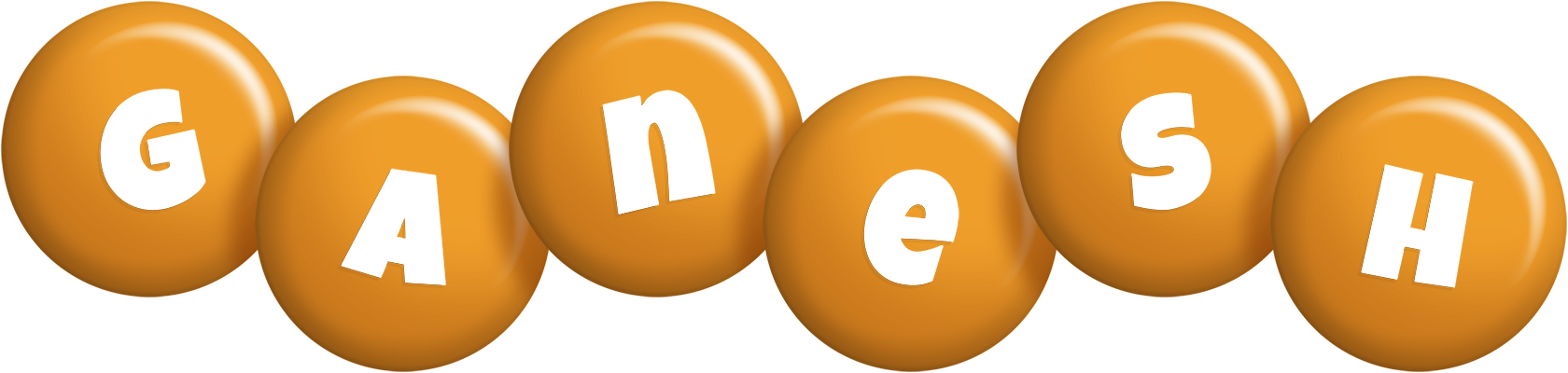 Ganesh candy-orange logo