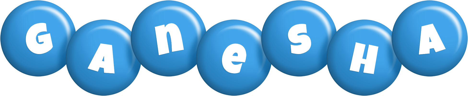 Ganesha candy-blue logo
