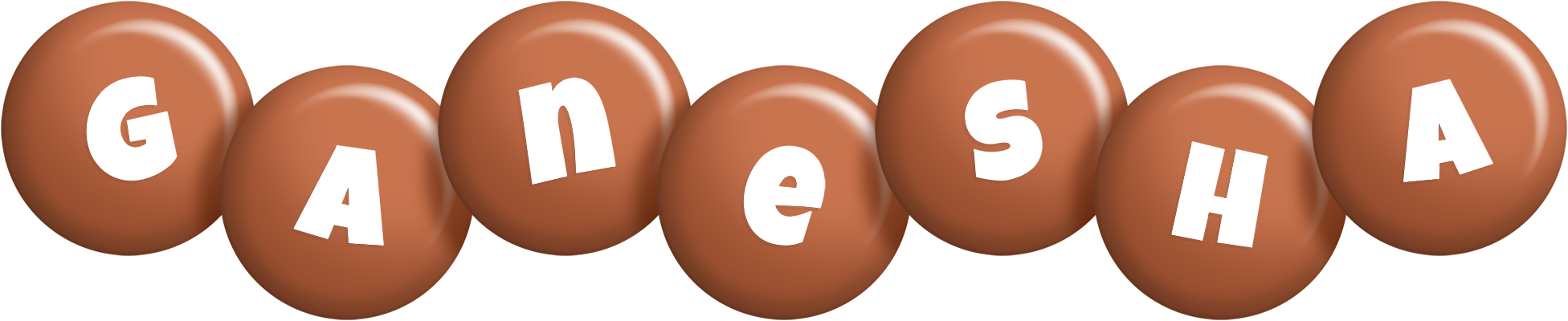 Ganesha candy-brown logo