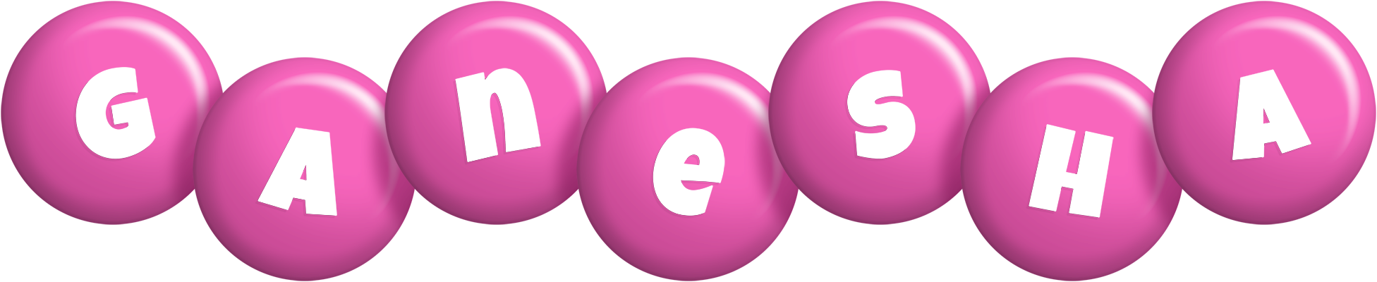 Ganesha candy-pink logo
