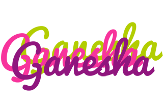 Ganesha flowers logo