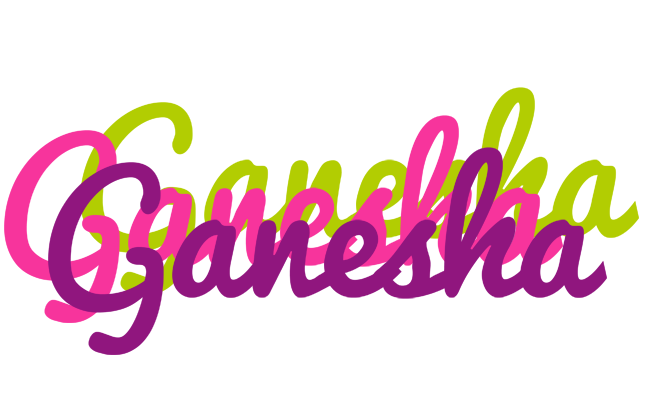 Ganesha flowers logo