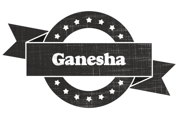 Ganesha grunge logo