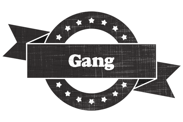 Gang grunge logo