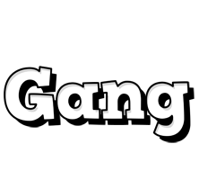 Gang snowing logo