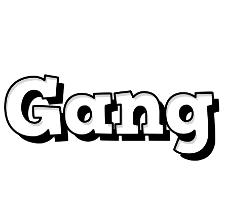 Gang snowing logo