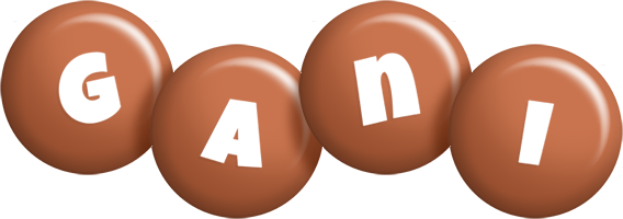 Gani candy-brown logo
