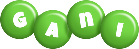 Gani candy-green logo