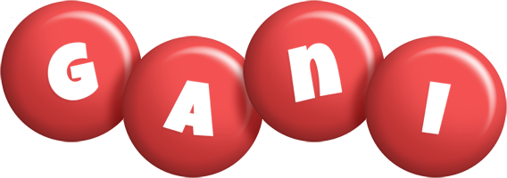 Gani candy-red logo