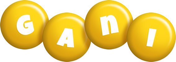 Gani candy-yellow logo