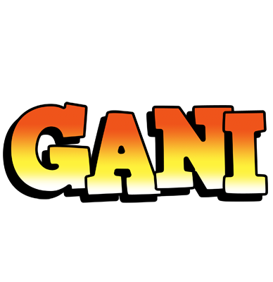 Gani sunset logo