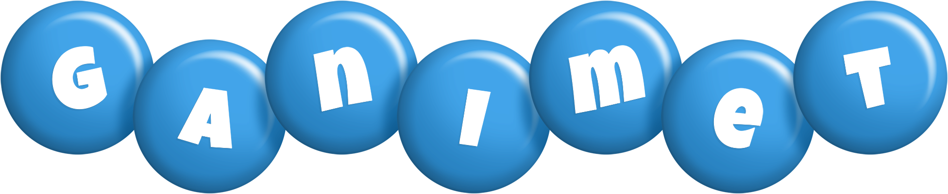 Ganimet candy-blue logo