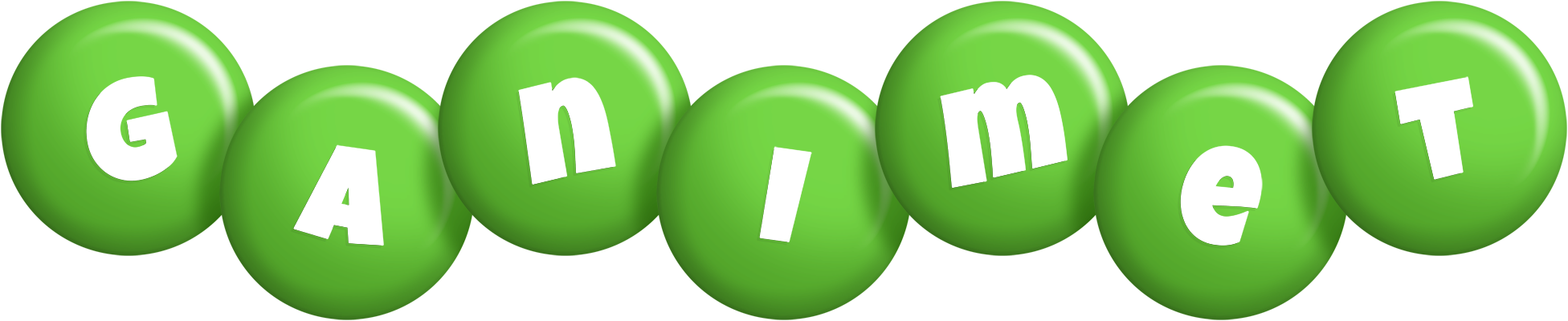 Ganimet candy-green logo