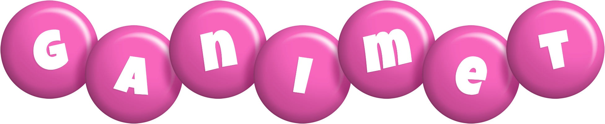Ganimet candy-pink logo