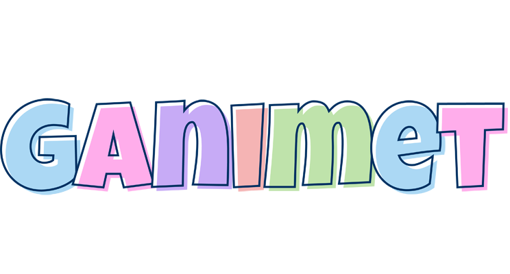Ganimet pastel logo