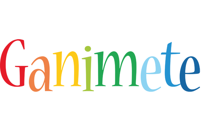 Ganimete birthday logo