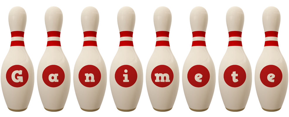 Ganimete bowling-pin logo