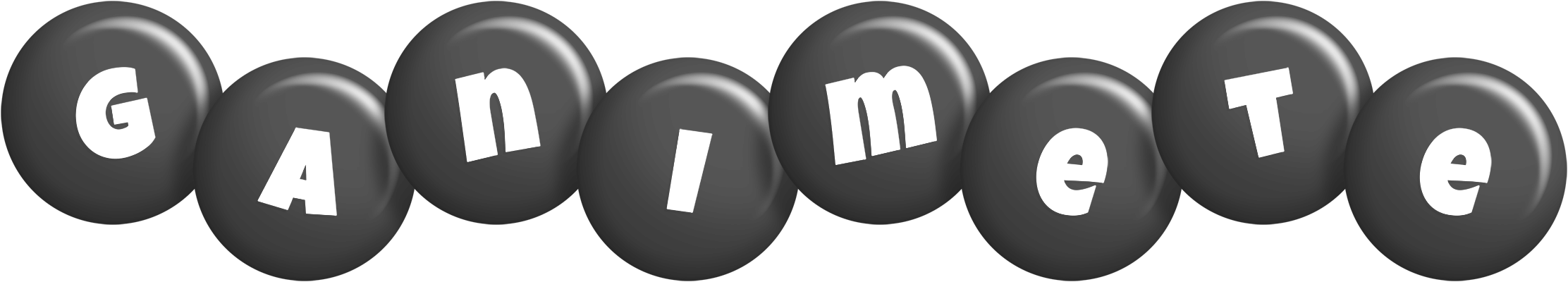 Ganimete candy-black logo