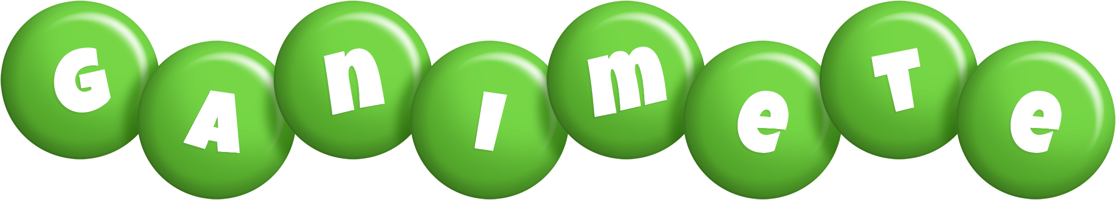 Ganimete candy-green logo