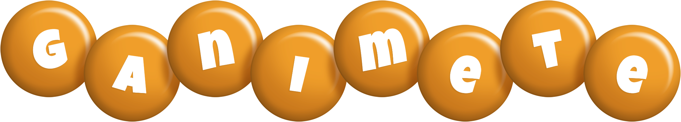 Ganimete candy-orange logo