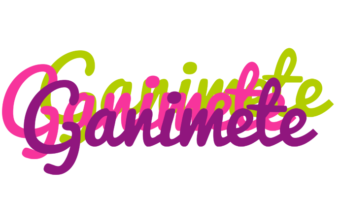 Ganimete flowers logo