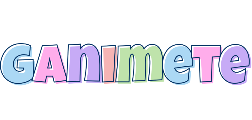 Ganimete pastel logo