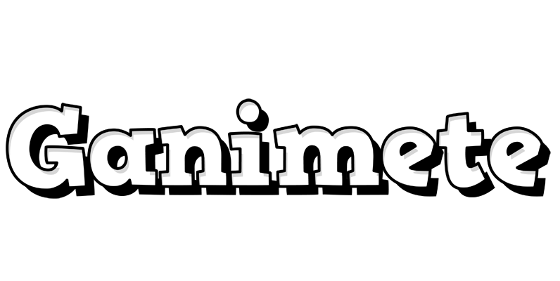 Ganimete snowing logo
