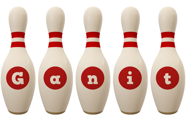 Ganit bowling-pin logo