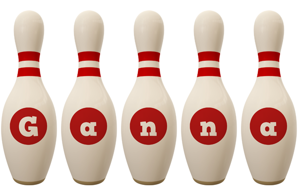 Ganna bowling-pin logo